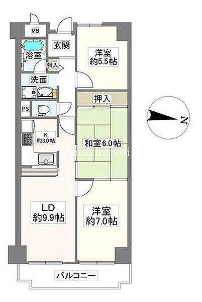 間取り：327002887695