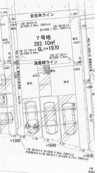 7号地：283.10m2(85.63坪)