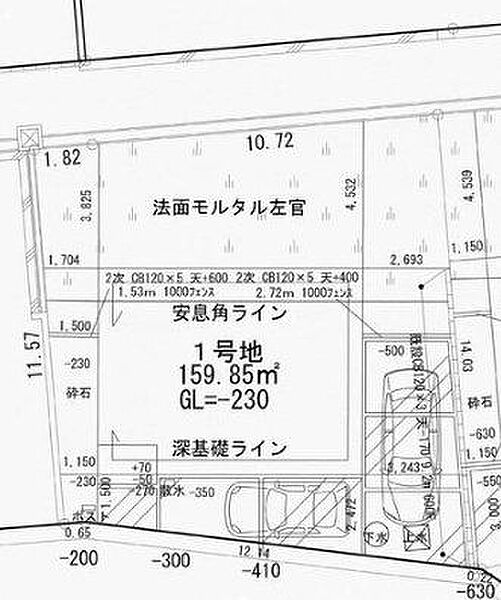 1号地：159.85m2(48.35坪)