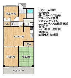 間取図画像 3LDK