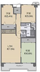 間取図画像 3LDK