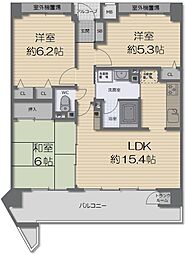 グランプレステージ西神戸ガーデンヒルズ 3LDKの間取図画像