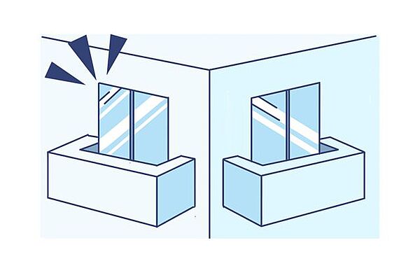 2面窓のある通風良好な角住戸になります！快適にお過ごしただけて人気があります！