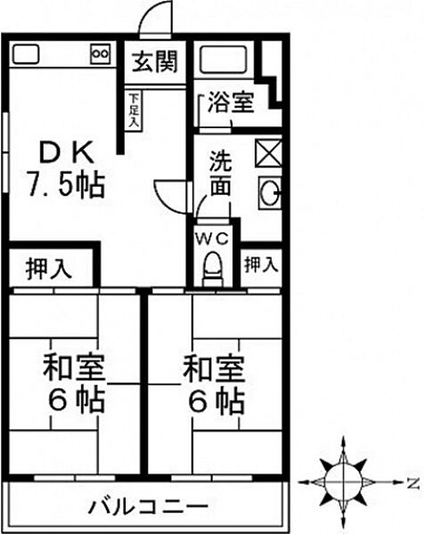 同じ建物の物件間取り写真 - ID:234019747246