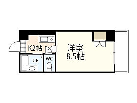 第18やたがいビル  ｜ 広島県広島市中区榎町（賃貸マンション1K・5階・23.76㎡） その2