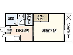 間取図画像 1DK