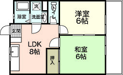 間取図画像 2DK