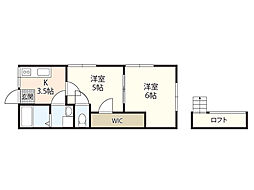 ポートガス・D・エース 2Kの間取図画像