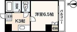 スタープラザ白島中町 1Kの間取図画像