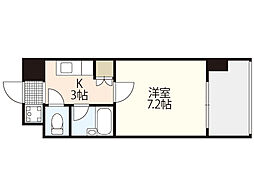 IKS2. 1Kの間取図画像