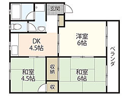 丸佐ビル 3DKの間取図画像