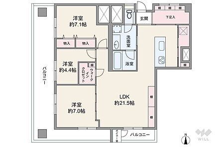 角部屋かつ高層階に位置し、バルコニーからの眺望はまさに格別。夏には花火大会をリビングから楽しむことができ、自由が丘という立地でこの景色を望める物件はまさに唯一無二です。