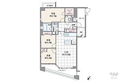 ジェイパーク学芸大学2 3LDKの間取図画像