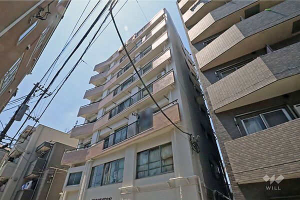 西馬込ダイヤモンドマンションの外観（東側から）