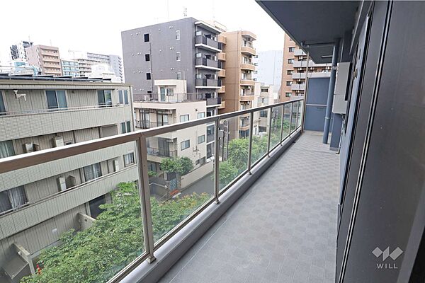 バルコニー4階部分で日当たり・風通し良好です。