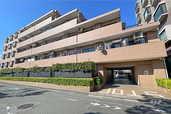 ライオンズマンション洗足池第2の外観（北東側から）