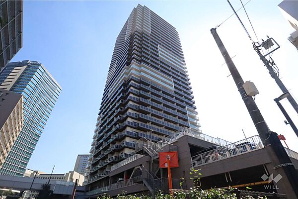 ブリリアタワー川崎の外観(北西側から)