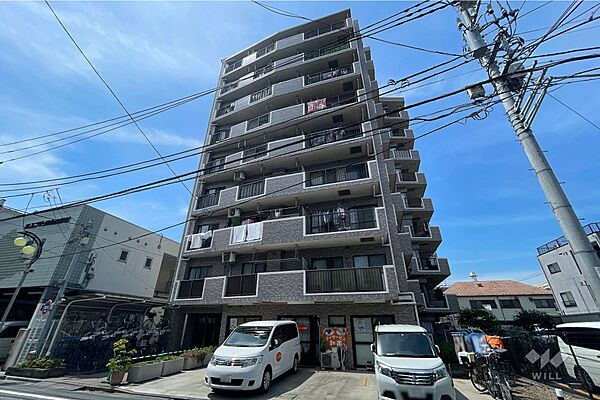 グランイーグル大森南2の外観（南東側から）