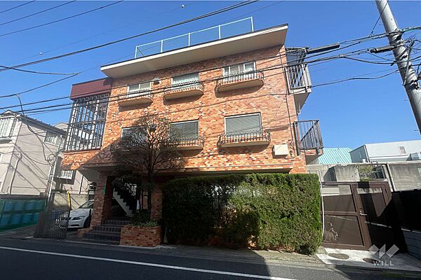 ニューウェルハイツ奥沢の外観（西側から）