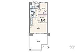 朝日目黒マンション 1SLDKの間取図画像