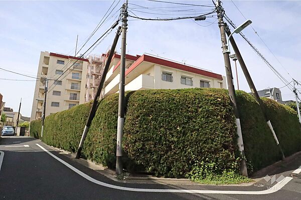 東建マンション学芸大の外観(北東側から)