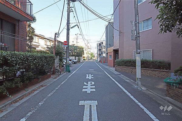 敷地の北側道路