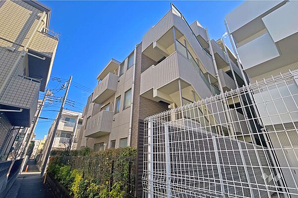 レックス武蔵中原の外観（北西側から）
