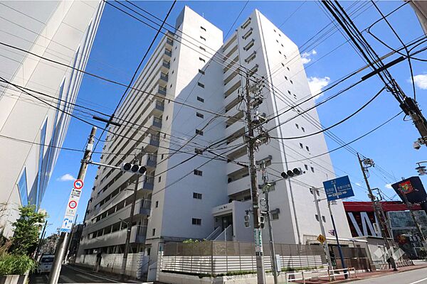 ニューハイム池上の外観(北西側から)