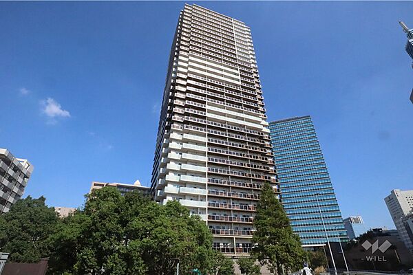 ブリリアタワー川崎の外観(南側から)