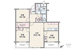 間取図画像 3LDK