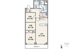 間取図画像 3LDK