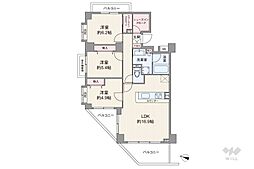 グーディッシュ千歳船橋 3LDKの間取り