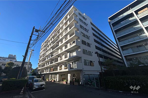溝の口セントラルマンションの外観（北側から）