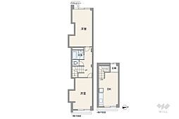 ハヤマビル 2DKの間取図画像