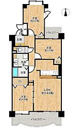間取図画像 3LDK