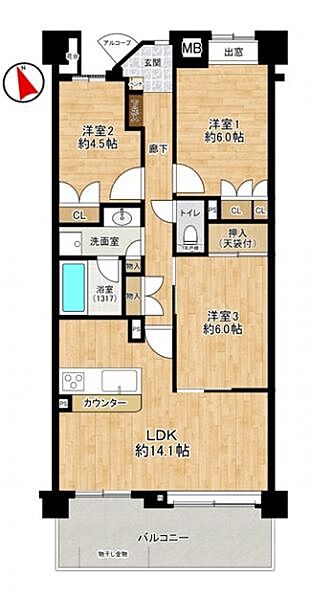 間取り：312001292782