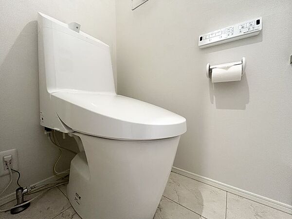 トイレが二か所あるので混雑する朝も大助かり♪