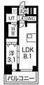 ファステート名古屋駅前ドリーム10階7.8万円