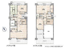 ネオシティ愛東札幌館 4LDKの間取図画像