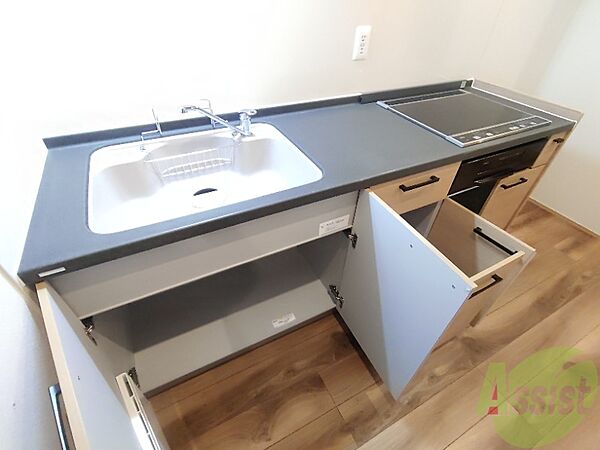 画像9:キッチンはしっかり収納もついていて使いやすいです。