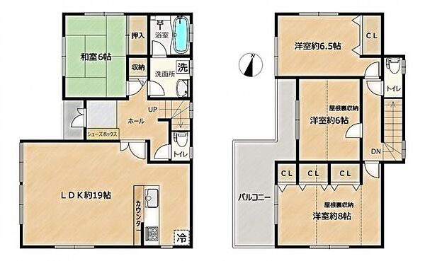 間取りを拡大表示