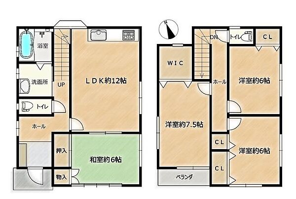 間取りを拡大表示