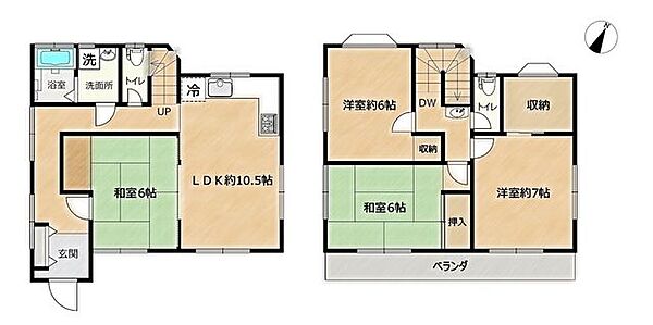 間取りを拡大表示