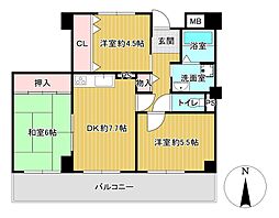 間取図画像 3DK