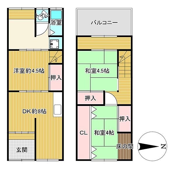間取りを拡大表示