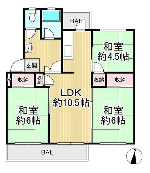 間取りを拡大表示