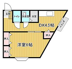 間取図画像 1DK