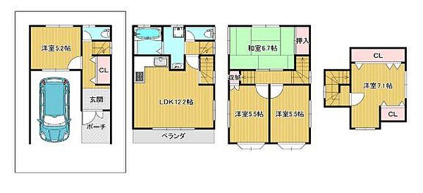 間取り：327001687494