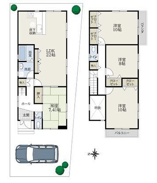 間取り：327001553539