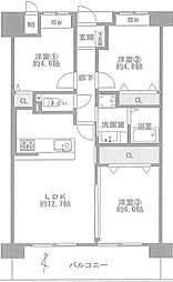 間取図画像 3LDK